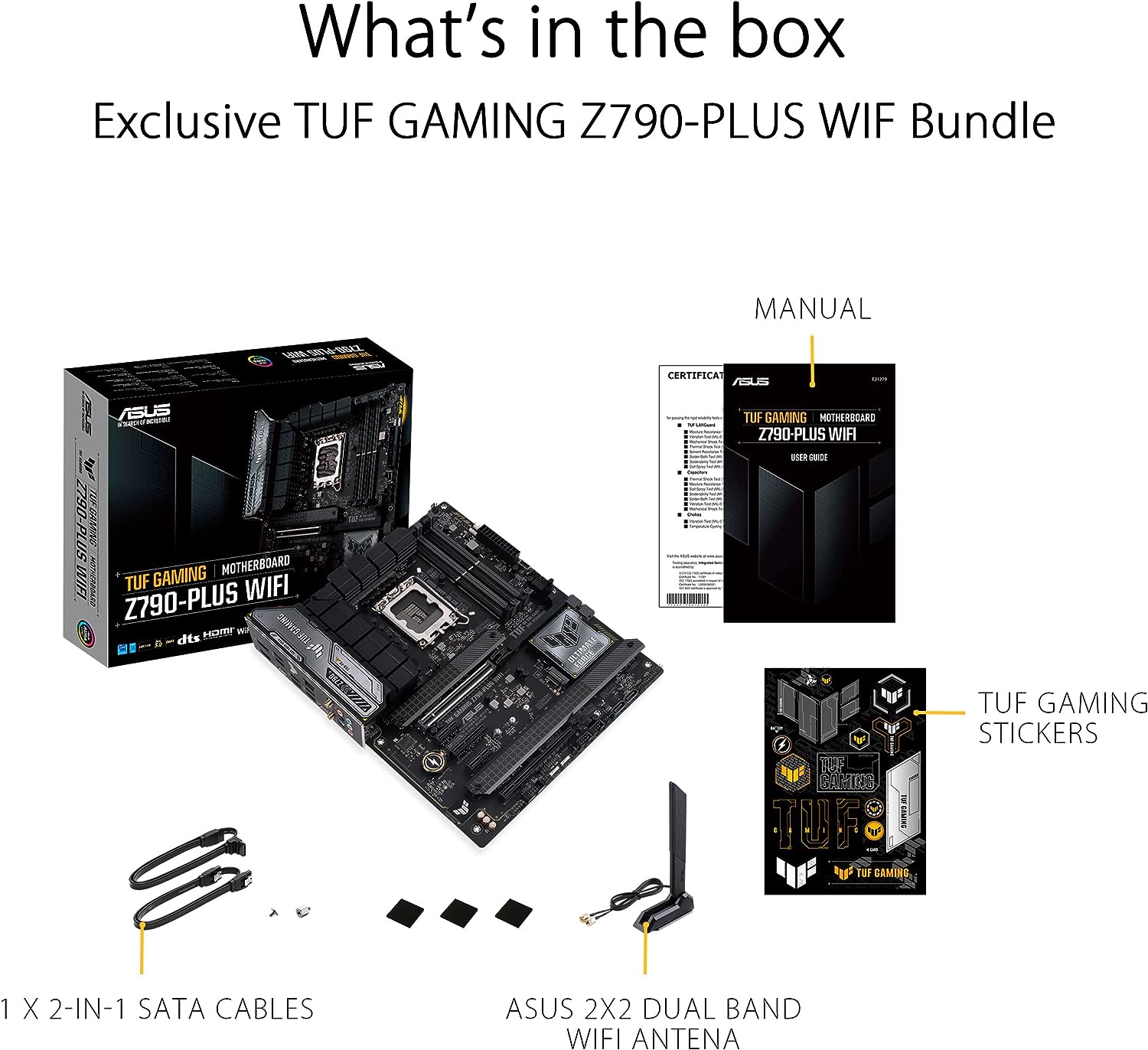 ASUS TUF GAMING Z790-PLUS WIFI DDR5 Motherboard ASUS TUF GAMING Z790-PLUS WIFI DDR5 Motherboard